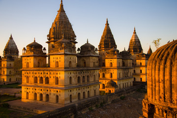 Fototapeta premium Orchha sunset