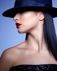 Woman in hat