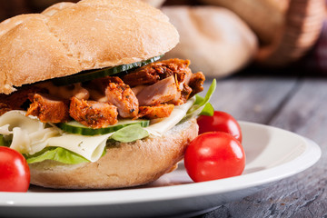 Kebab sandwich