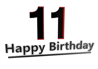 a big Happy Birthday