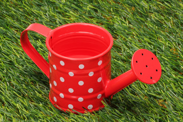 Rote Gie&szlig;kanne