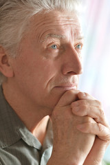 Fototapeta premium Attractive elderly man