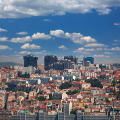 New  and Old districts of Lisbon, Portugal