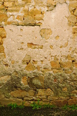 Hintergrund marode verputzte Wand