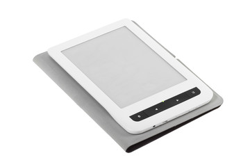 eBook on the white background