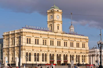 Fototapeta premium Leningradsky railway station