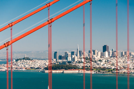 San Francisco through Golden Gate Bridge
