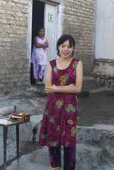 Jeune filles, Boukhara, Ouzbekistan