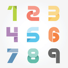 alphabet modern paper cut abstract style Design. Vector illustra