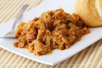Traditional Polish bigos