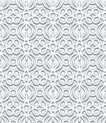 Grey lace backgrond, seamless pattern