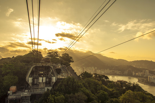 Rio de Janeiro Sunset from the Sugarloaf Mountain