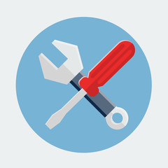 Screwdriver And Wrench,Settings Icon