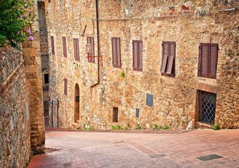 Medieval Tuscany town - San Gimignano, Italy