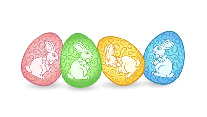 Color eggs with bannies