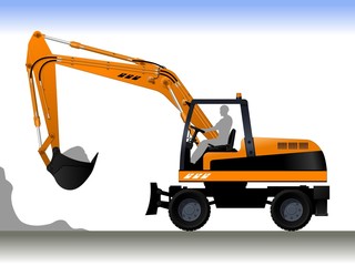 Wheel Excavator