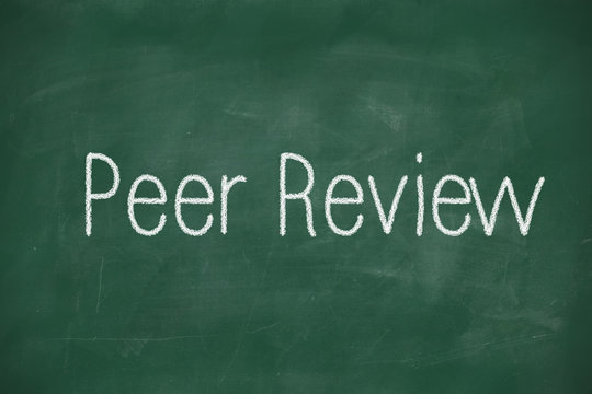 Peer Review Written In White Chalk