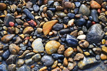 River pebbles