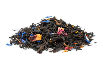 tea with petals of flowers