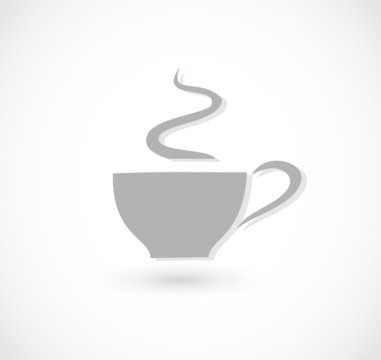 Coffee cup icon vector