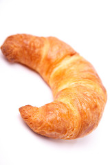 Isolated studio shot of a croissant