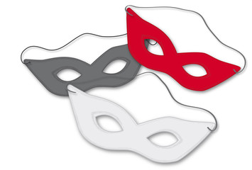 Karnevalsmasken - Vektor