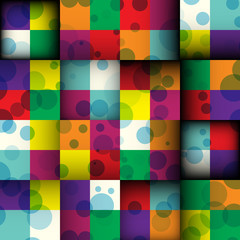Abstract square seamless background