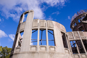 Atomic Bomb Dome, the building was attack by atomic bomb in worl