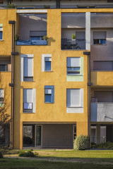 Obraz premium Detail of Modern Architecture in Italy