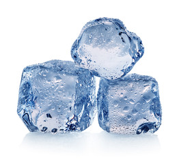 Three pieces of ice