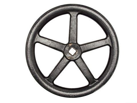 black hand wheel