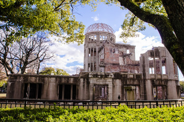 Atomic Bomb Dome, the building was attack by atomic bomb in worl