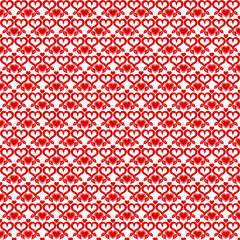 Seamless hearts pattern