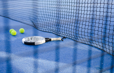 Paddle tennis still life