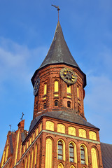 Tower Koenigsberg Cathedral. Kaliningrad (formerly Koenigsberg)