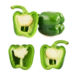 Sweet bell pepper isolated