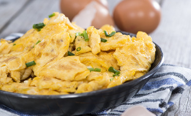 Portion of Scrambled Eggs