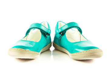  Girl shoes footwear isolated on white background