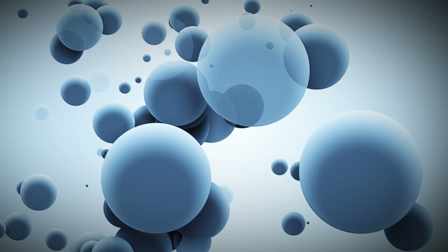 Abstract background with motion particles