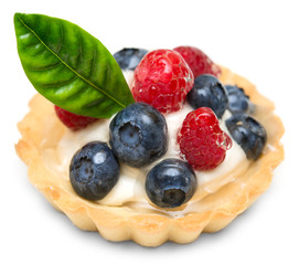 cake isolated on white background