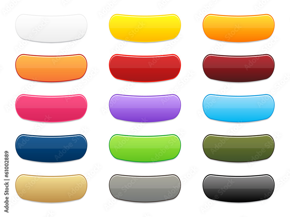 Poster collection of web buttons