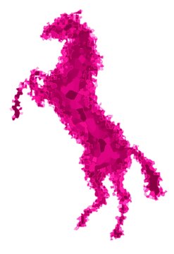 Pink Horse Pink Pferd