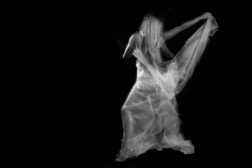 Movement With Sheer Fabrics and Long Exposure