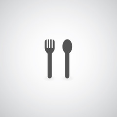 Spoon and fork symbol