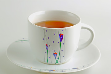 tea on white cup
