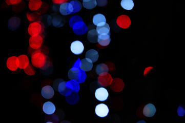 many color bokeh abstract light background