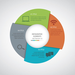 Modern Infographics  circle