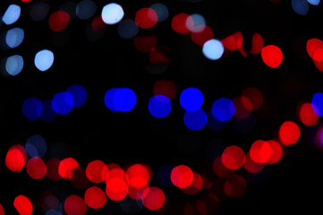many color bokeh abstract light background