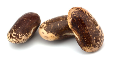 Obraz premium Dried kidney legumes haricot beans isolated on white background