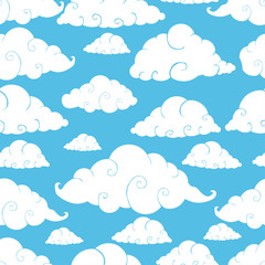Seamless cloud pattern
